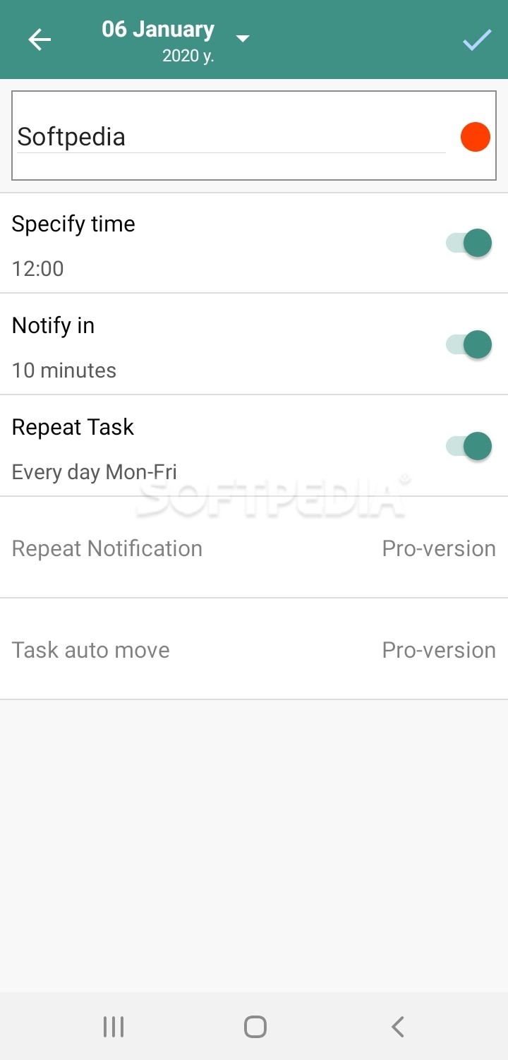 My tasks: Task scheduler screenshot #1