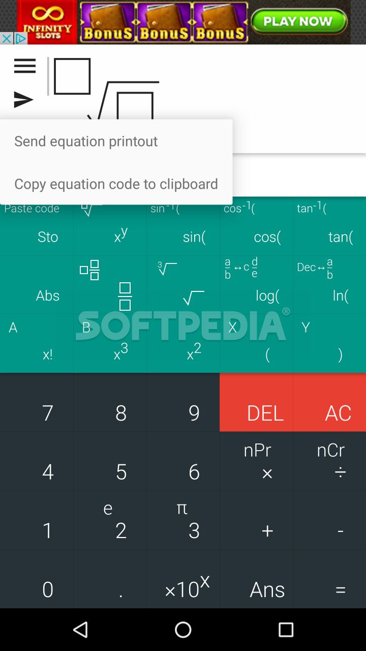 Natural Scientific Calculator screenshot #0