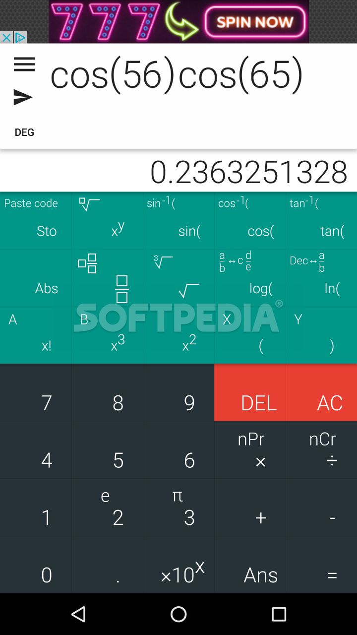 Natural Scientific Calculator screenshot #3