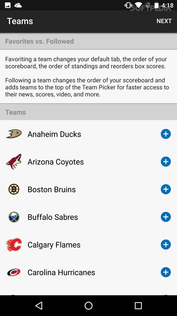 NHL screenshot #1