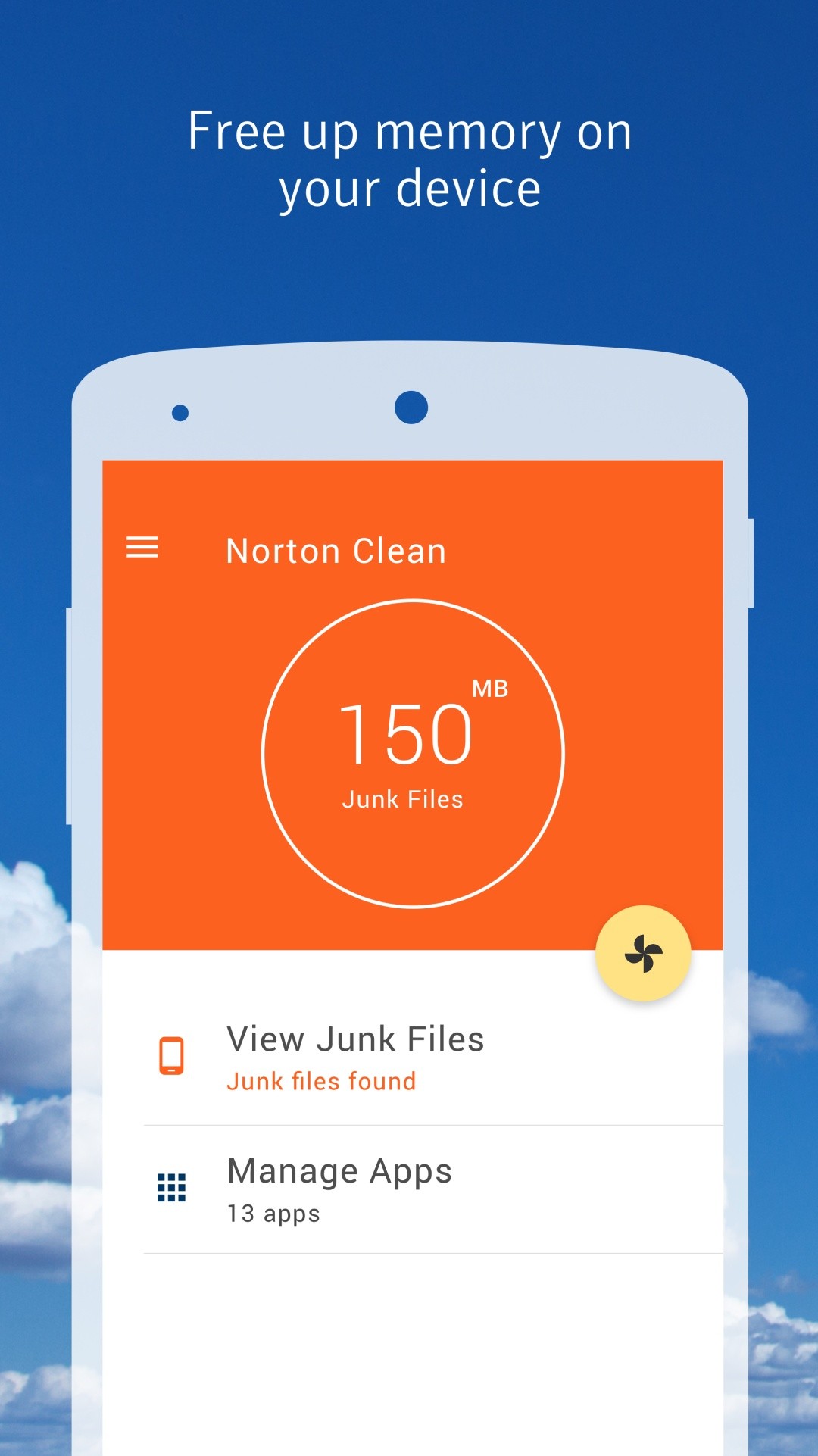 Norton Clean, Junk Removal screenshot #1