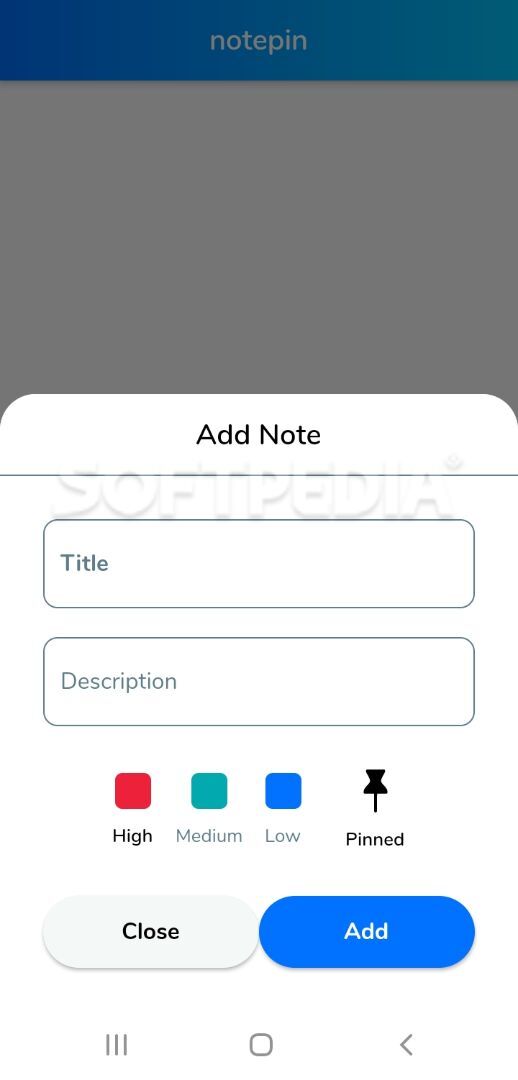 notepin - Notes in notification bar screenshot #1