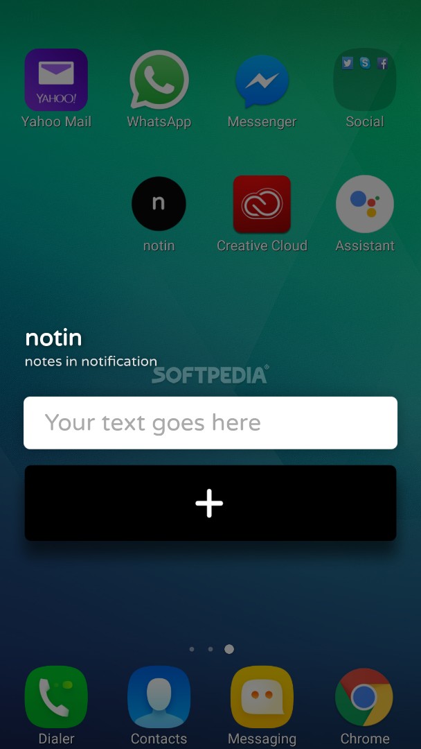Notin - Notes in notification screenshot #0