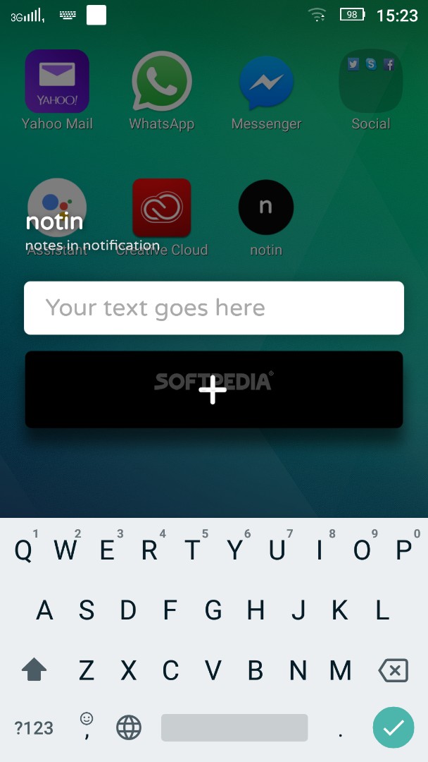 Notin - Notes in notification screenshot #1