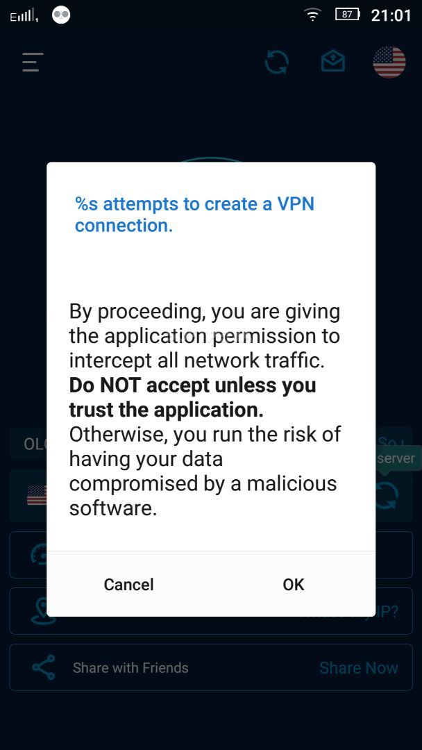 OLOW VPN - Unlimited Free VPN screenshot #4