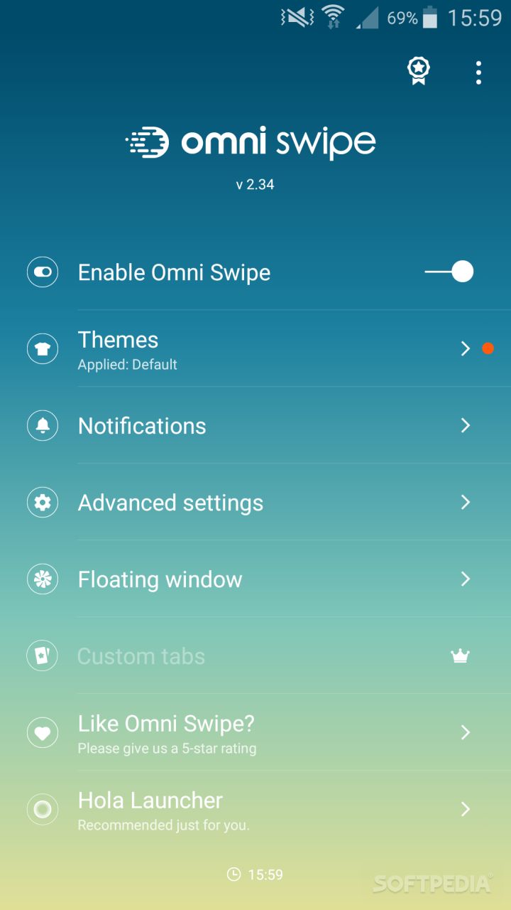 Omni Swipe screenshot #0