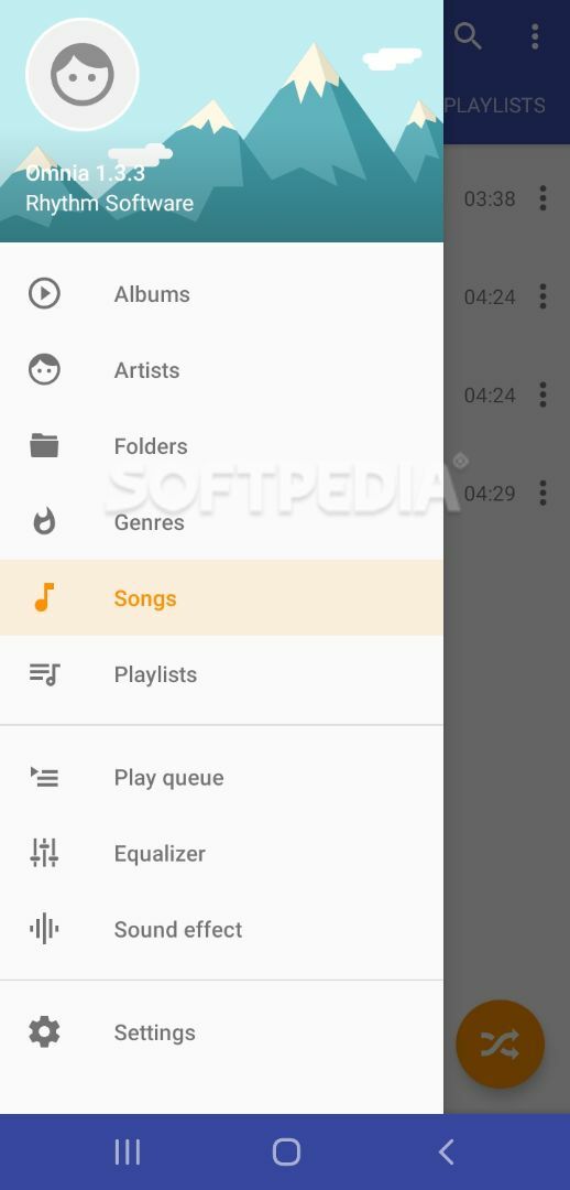 Omnia Music Player - Hi-Res MP3 Player, APE Player screenshot #0