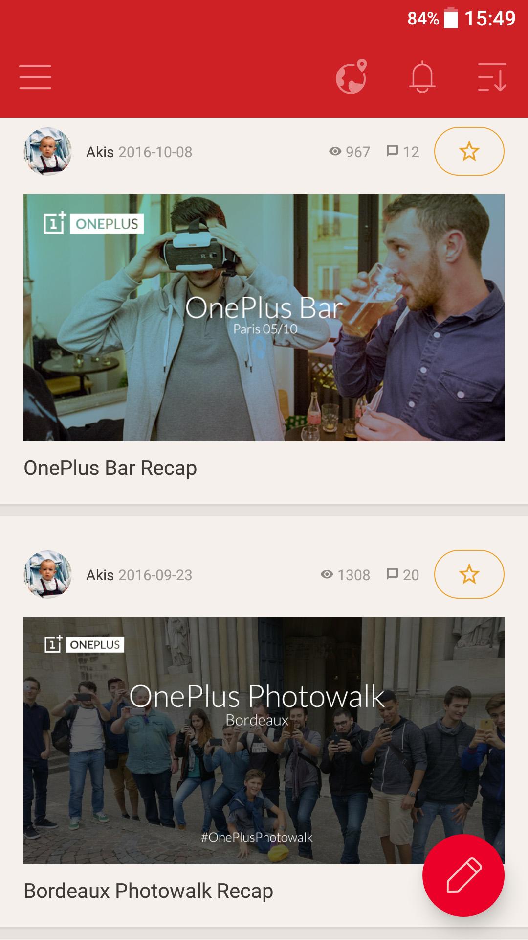 OnePlus Community screenshot #4