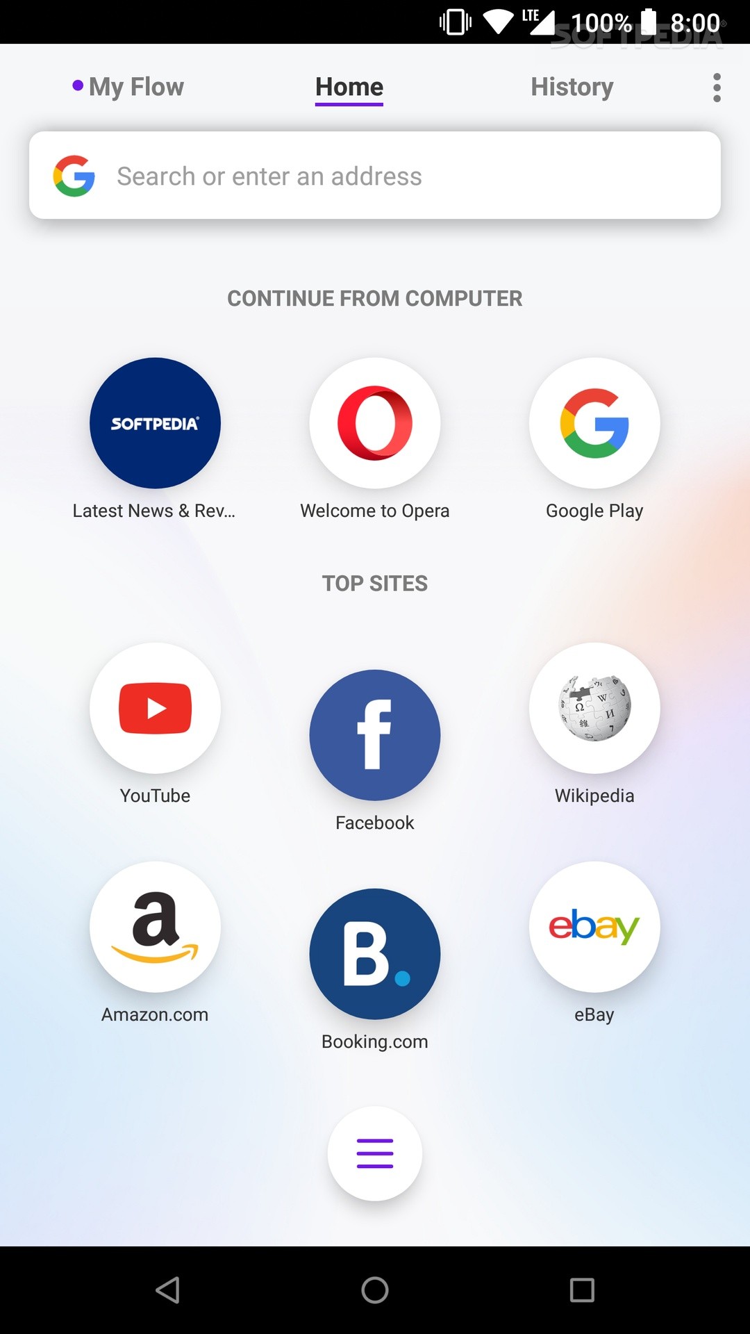 Opera Touch: the fast, new browser with Flow screenshot #4