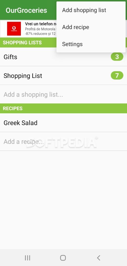 Our Groceries Shopping List screenshot #3