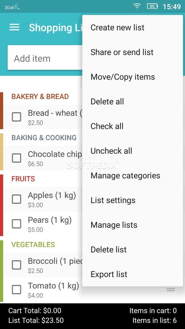 Out of Milk - Grocery Shopping List screenshot #3