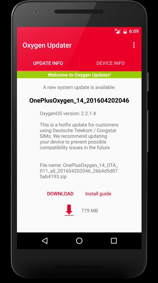 Oxygen Updater screenshot #4