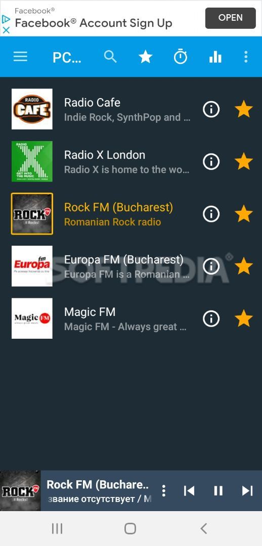 Radio Online - PCRADIO screenshot #1