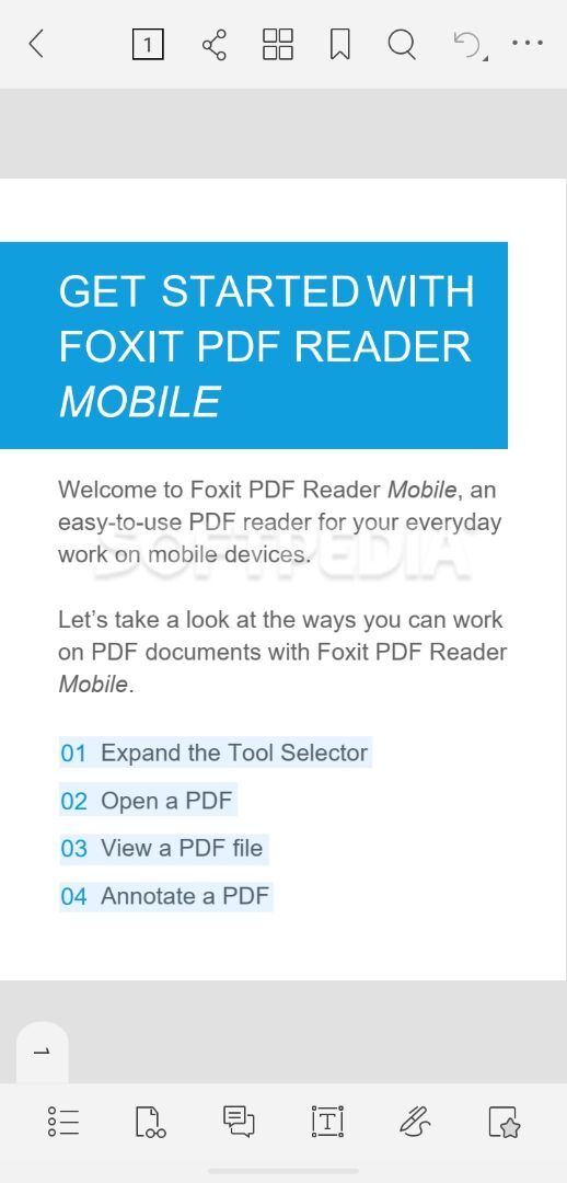 Foxit PDF Reader Mobile - Edit and Convert screenshot #1