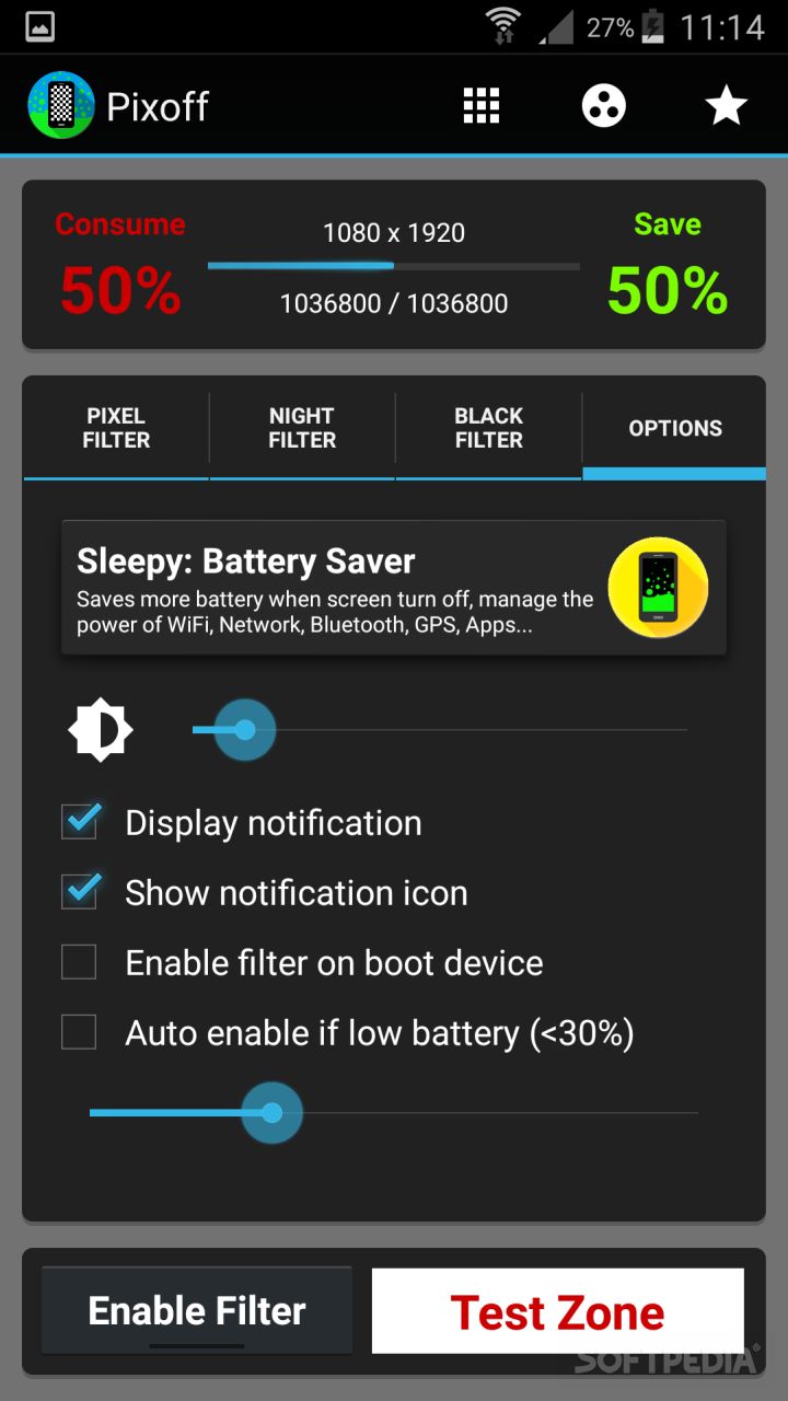 Pixoff Battery Saver screenshot #2