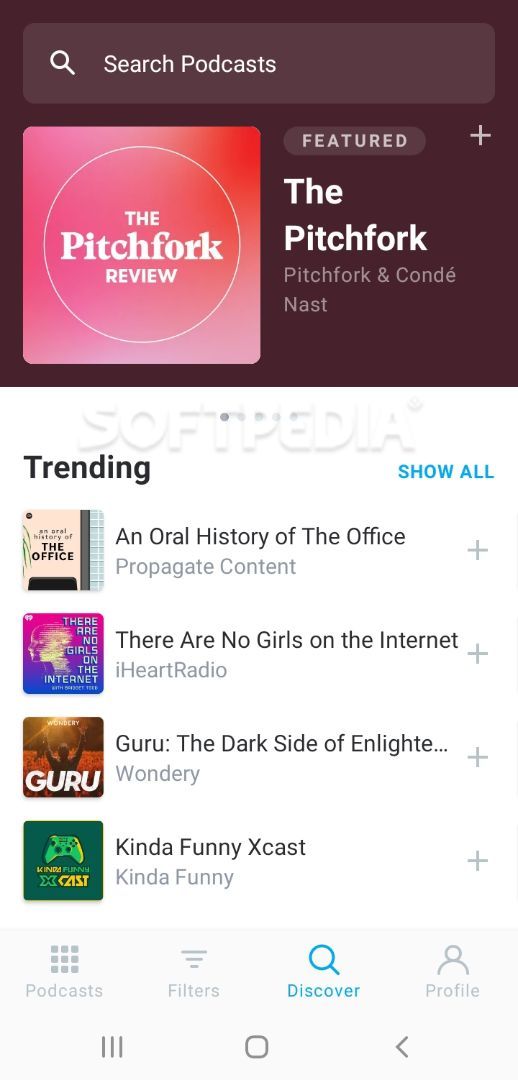 from pocket casts app to web