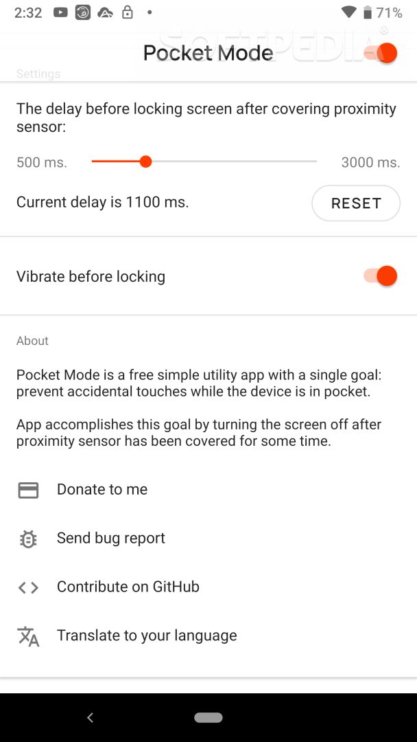 Pocket Mode screenshot #1