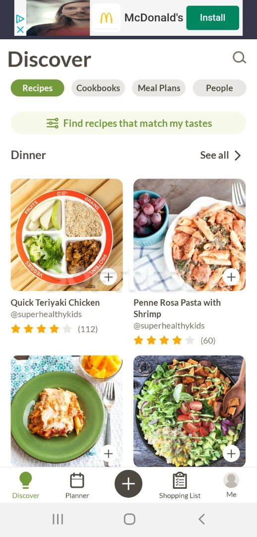 Prepear - Meal Planner, Grocery List, & Recipes screenshot #0