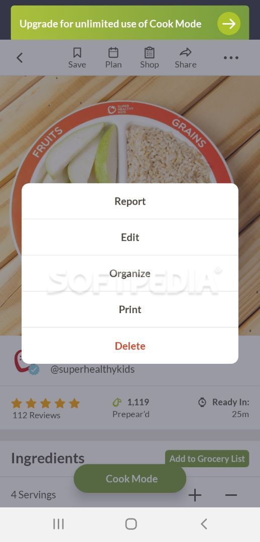 Prepear - Meal Planner, Grocery List, & Recipes screenshot #2