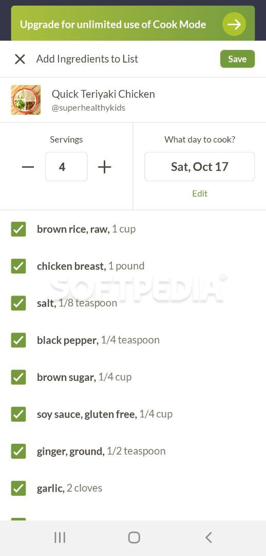 Prepear - Meal Planner, Grocery List, & Recipes screenshot #5