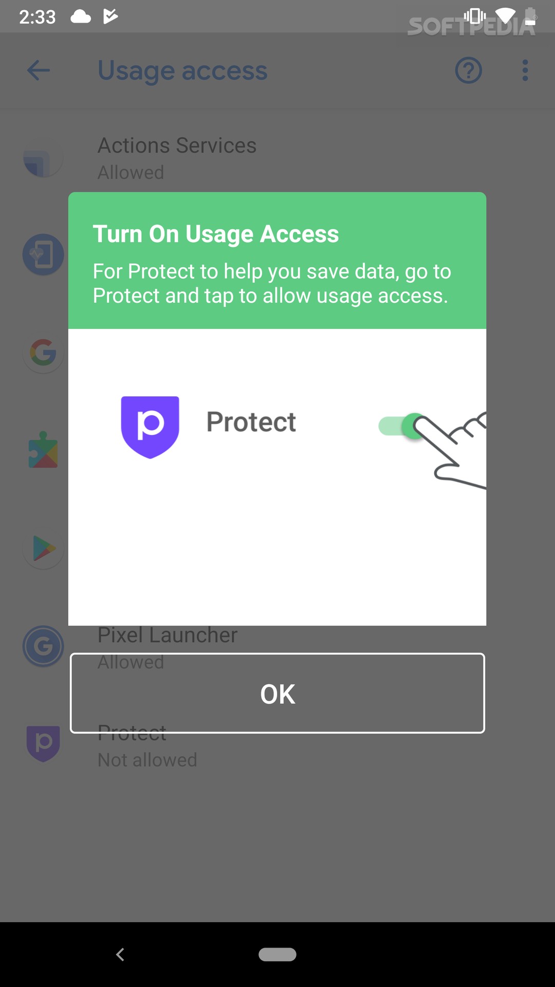 Protect Free VPN+Data Manager screenshot #1