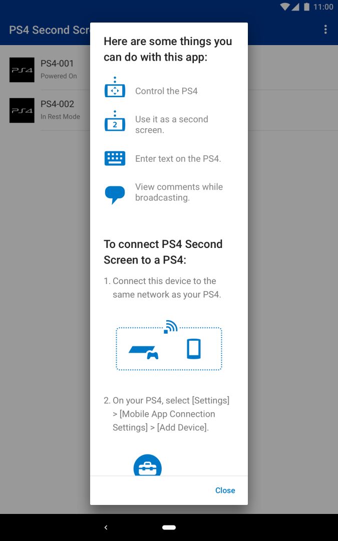 PS4 Second Screen screenshot #0