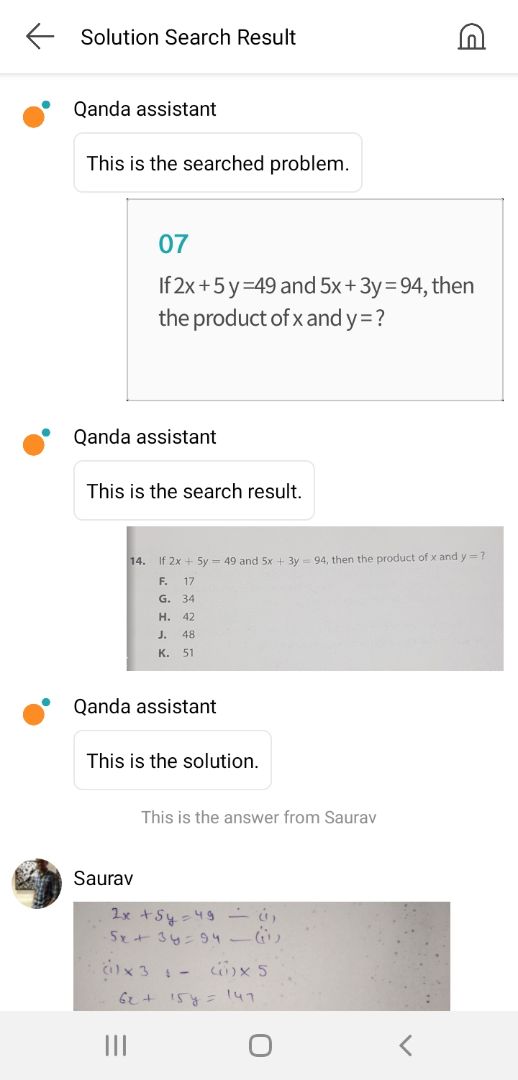 Qanda: Free Math Solutions screenshot #2