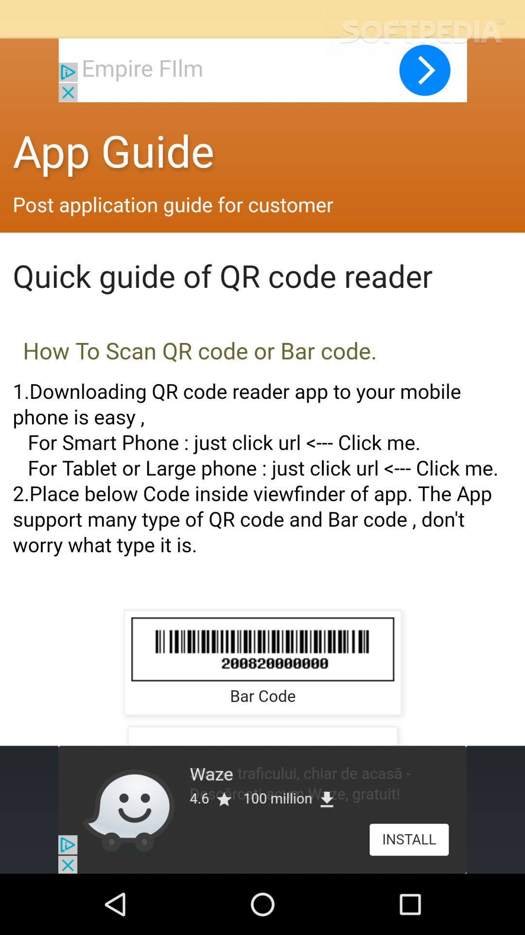 QR Code Reader screenshot #0