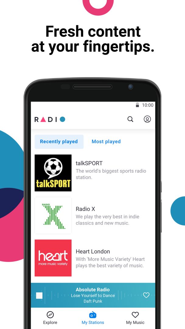 Radio by Deezer: FM Stations & Online Radio Player screenshot #1