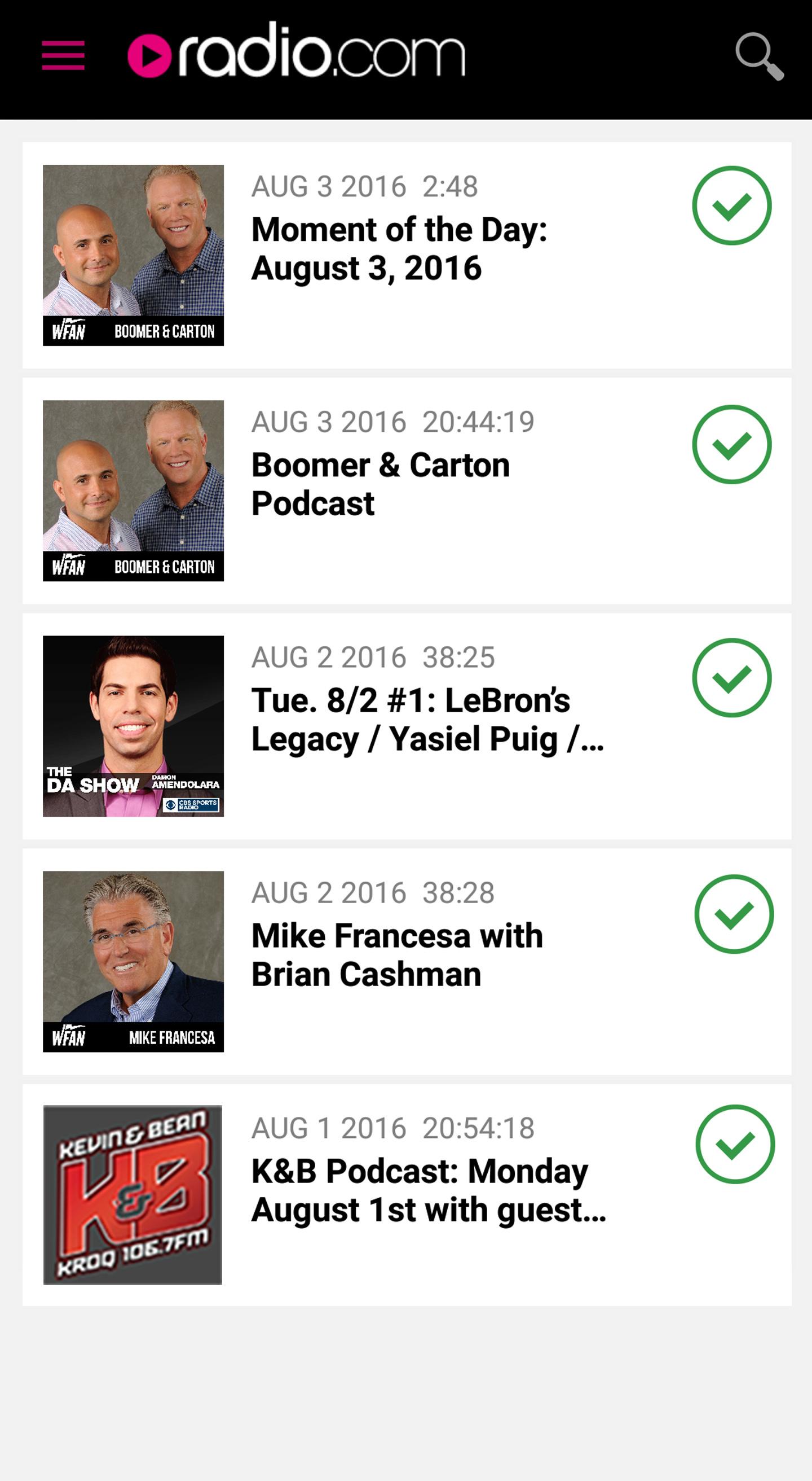 Free Radio, Sports, Music, News, Talk & Podcasts screenshot #4