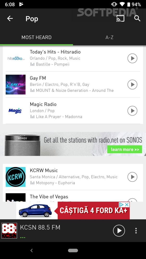 radio.net screenshot #2