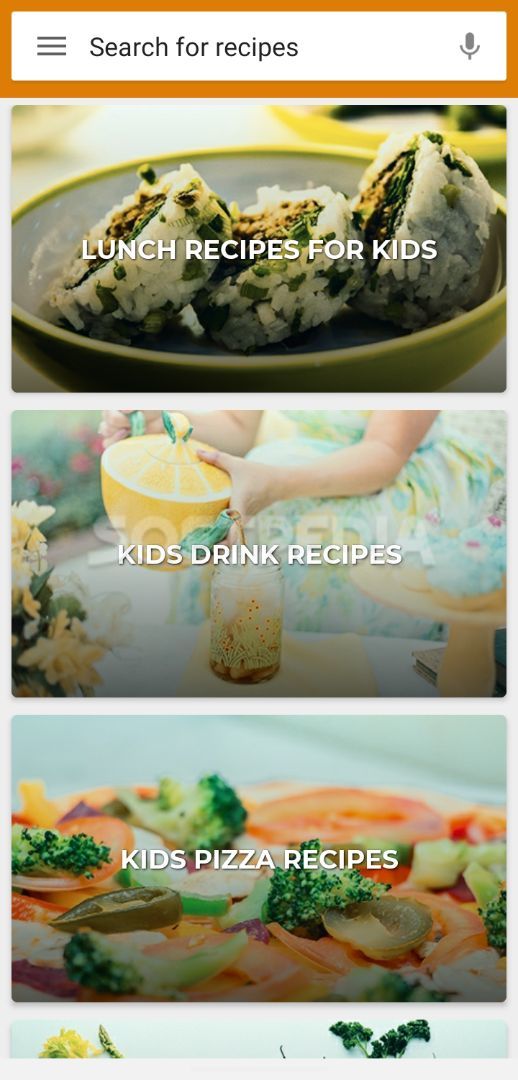 Recipes for Kids screenshot #1