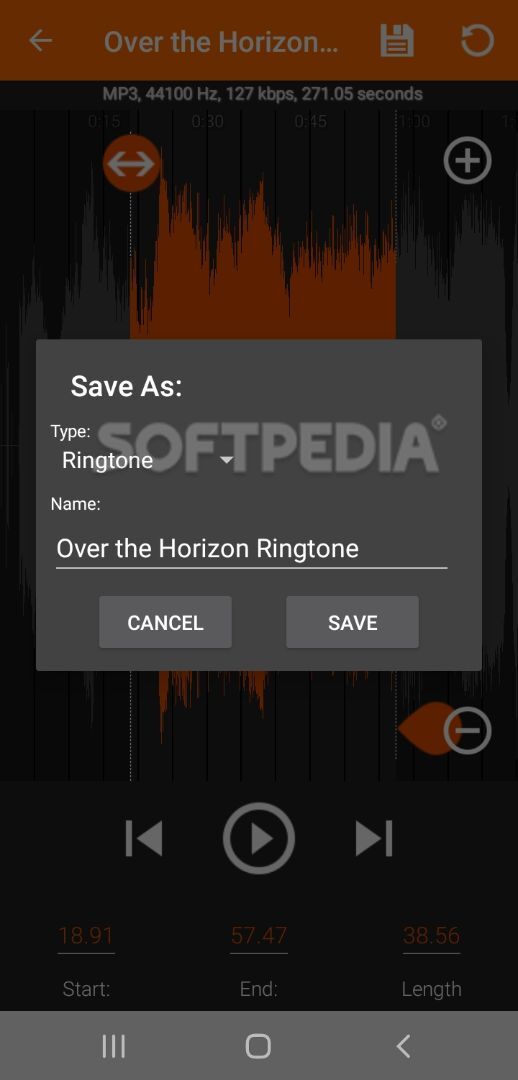 Ringtone Maker and MP3 Editor screenshot #2