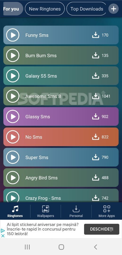 Free Ringtones For Android Phone screenshot #1