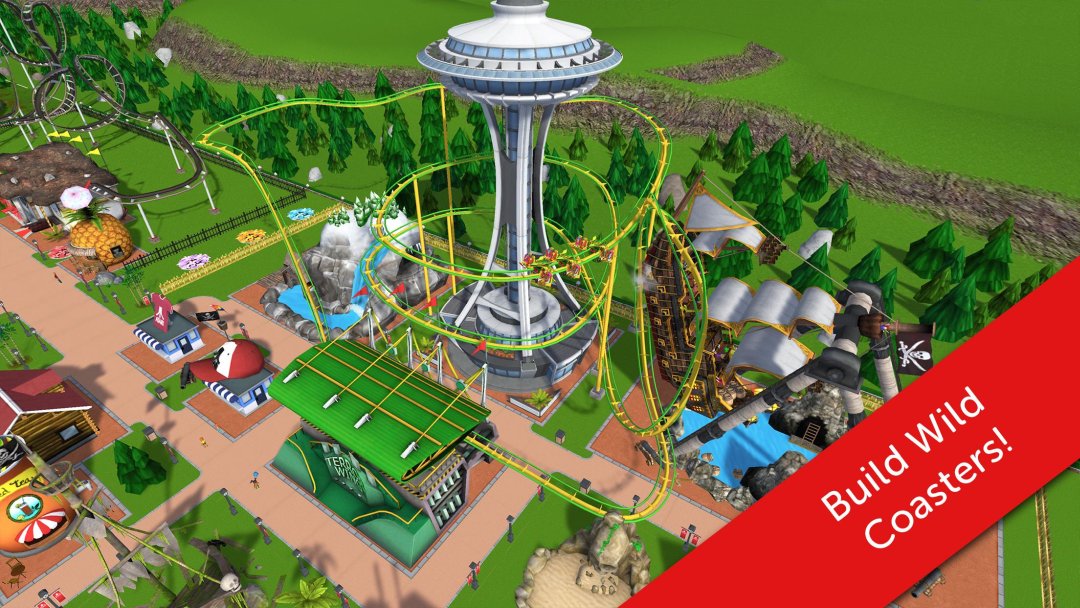 RollerCoaster Tycoon Touch screenshot #1