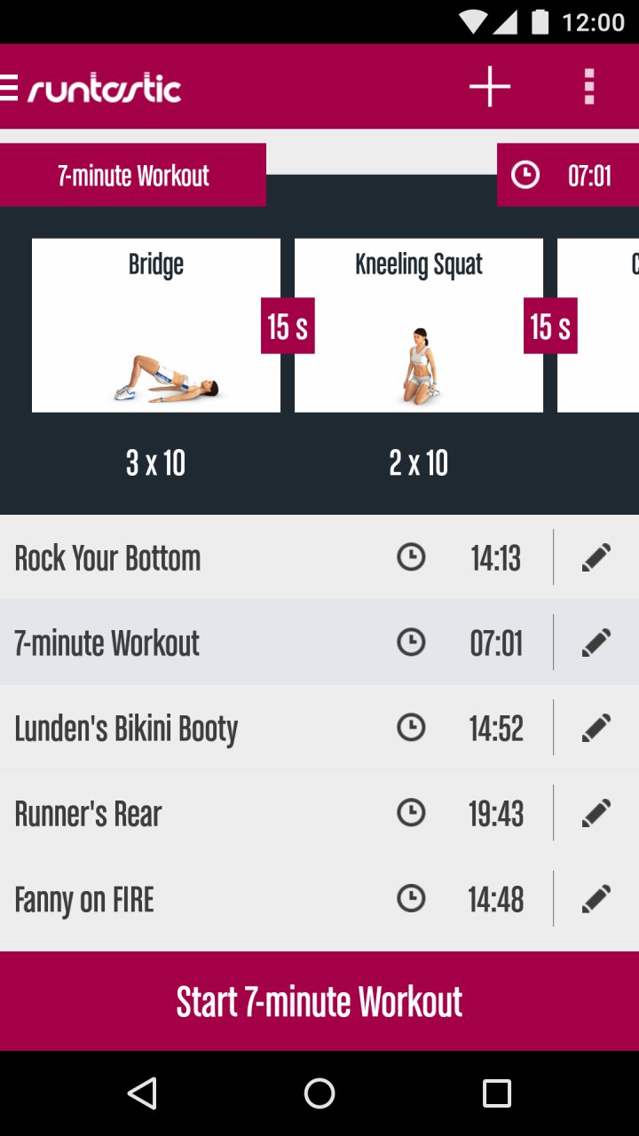 Runtastic Butt Trainer Workout screenshot #3