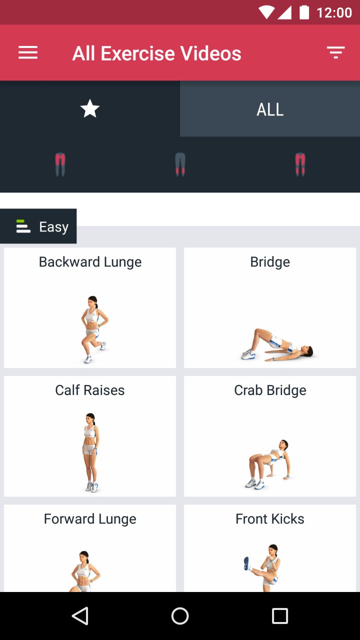 Runtastic Leg Workout Trainer screenshot #1