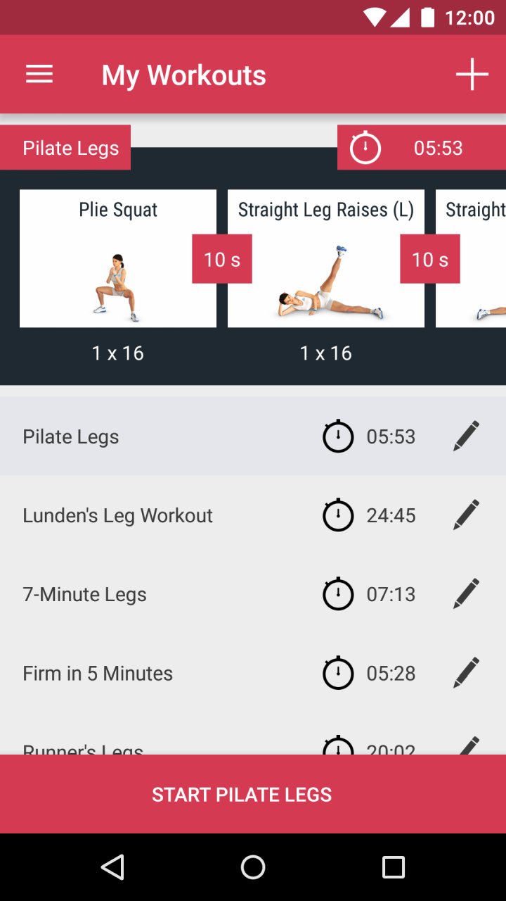 Runtastic Leg Workout Trainer screenshot #3