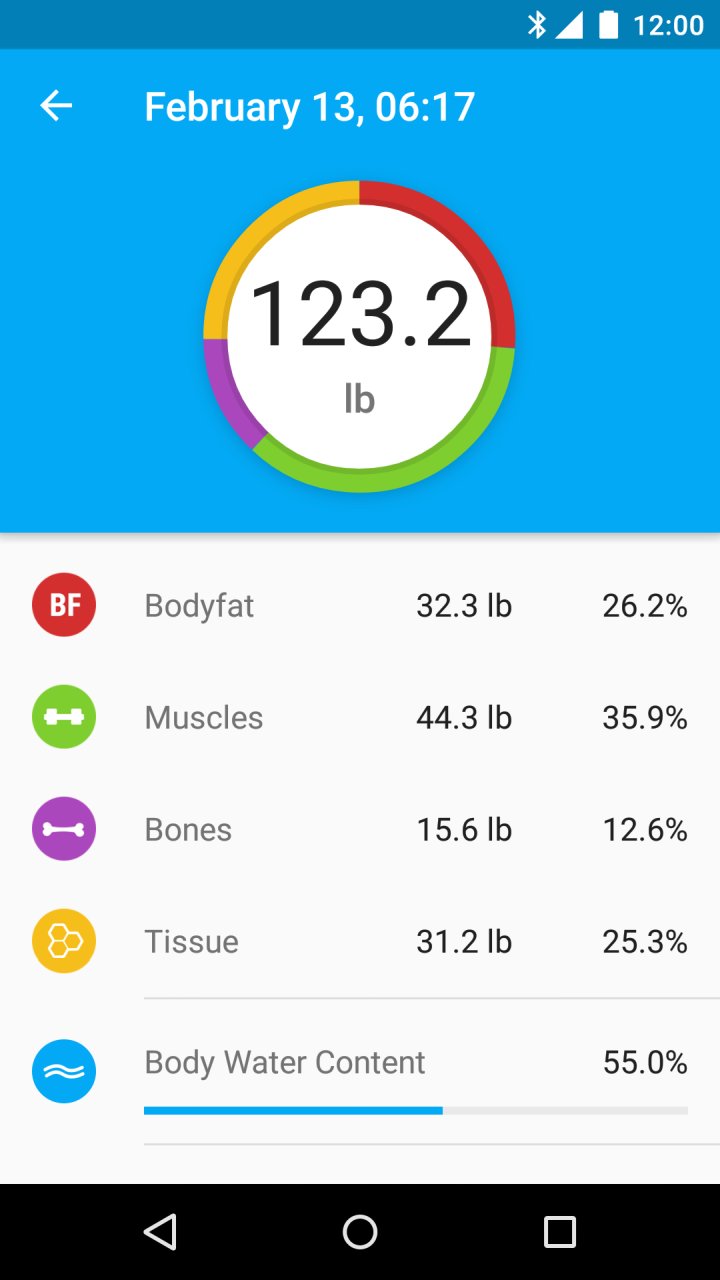 Runtastic Libra Weight Tracker screenshot #2