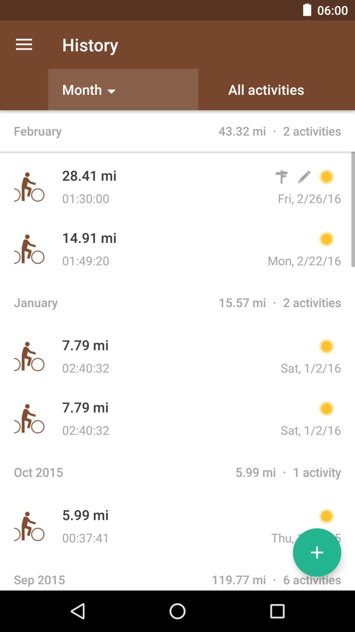 Runtastic Mountain Bike GPS screenshot #3