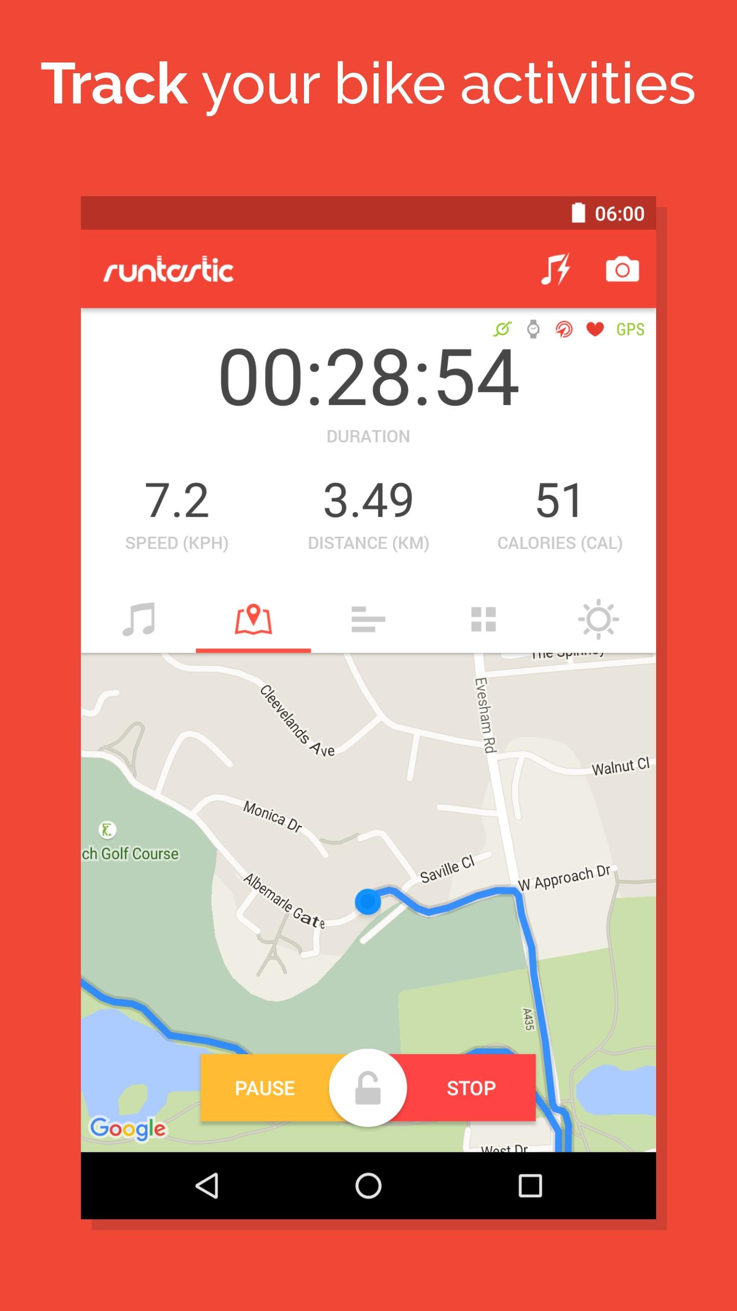 Runtastic Road Bike Tracker screenshot #4