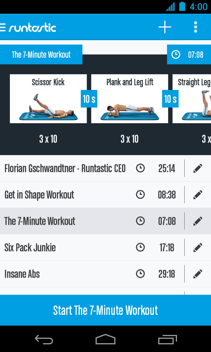 Runtastic Six Pack Abs Workout screenshot #3