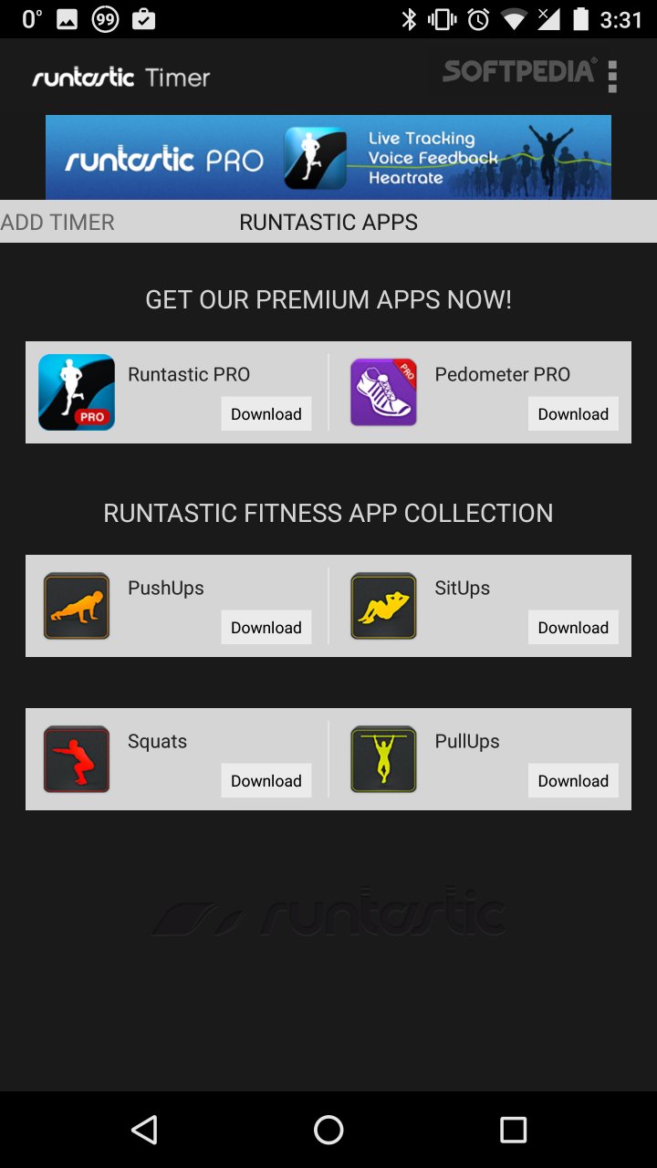 Runtastic Workout Timer App screenshot #2