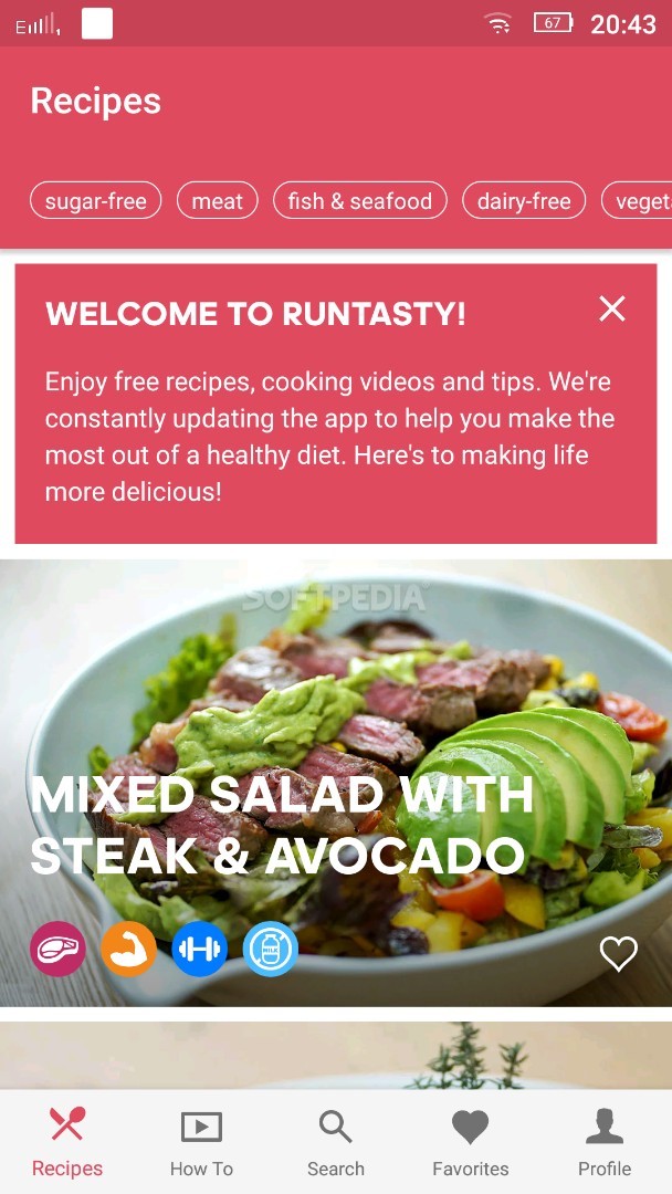 Runtasty - Easy Healthy Recipes & Cooking Videos screenshot #0