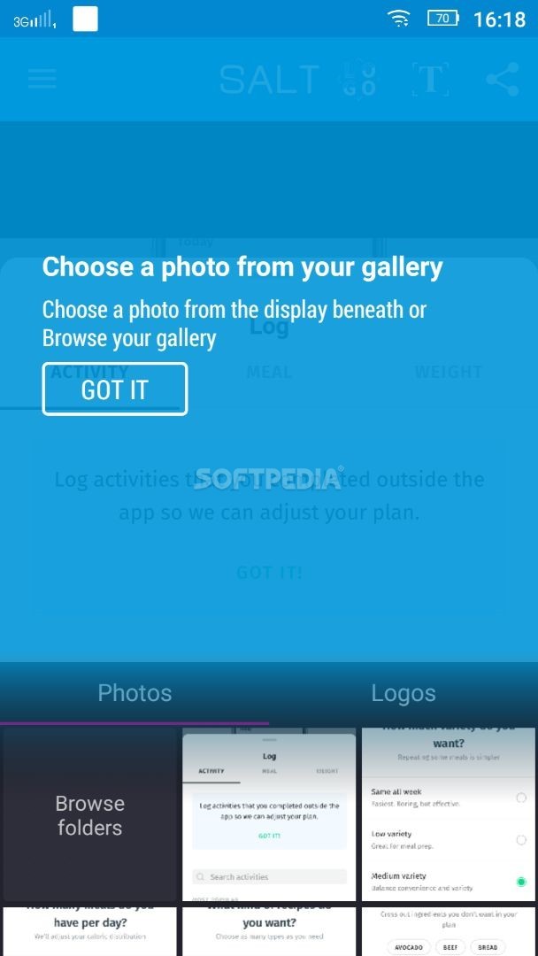 SALT - Watermark, resize & add text to photos screenshot #0