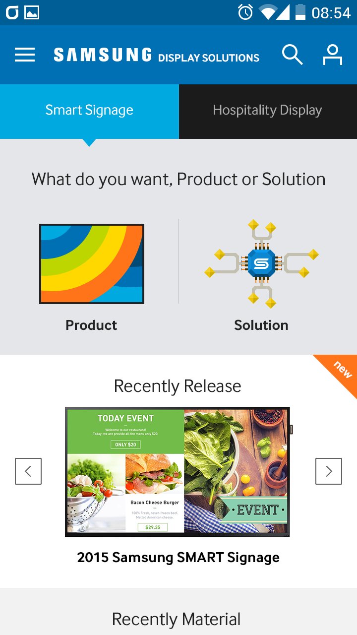 SAMSUNG Display Solutions screenshot #0