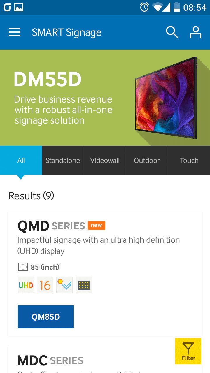 SAMSUNG Display Solutions screenshot #1