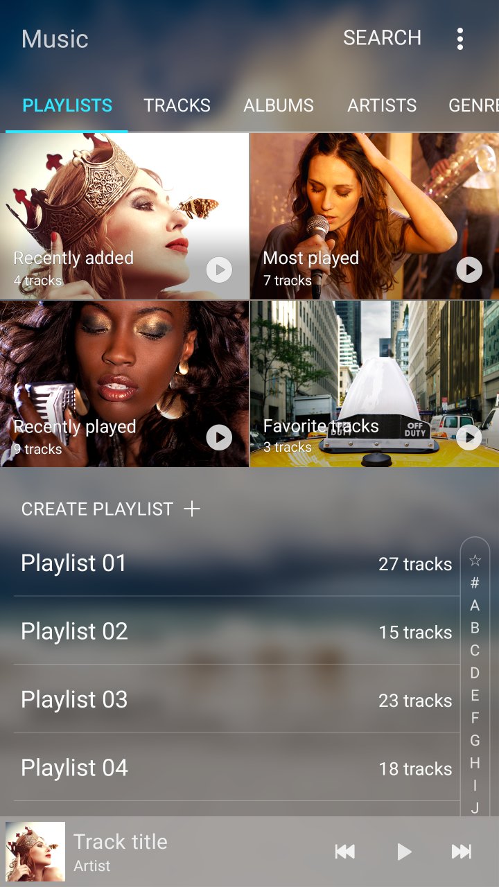 Samsung Music screenshot #3