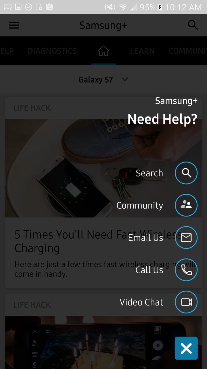 Samsung+ screenshot #1
