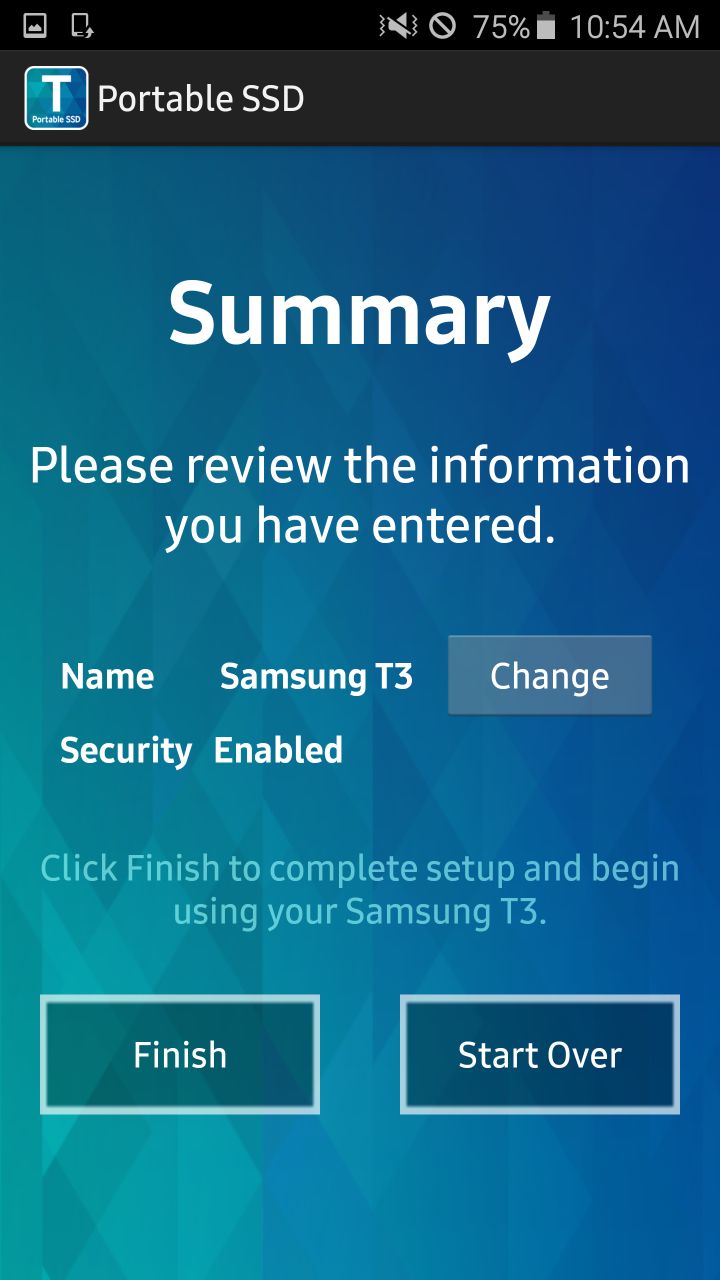 Samsung Portable SSD screenshot #3
